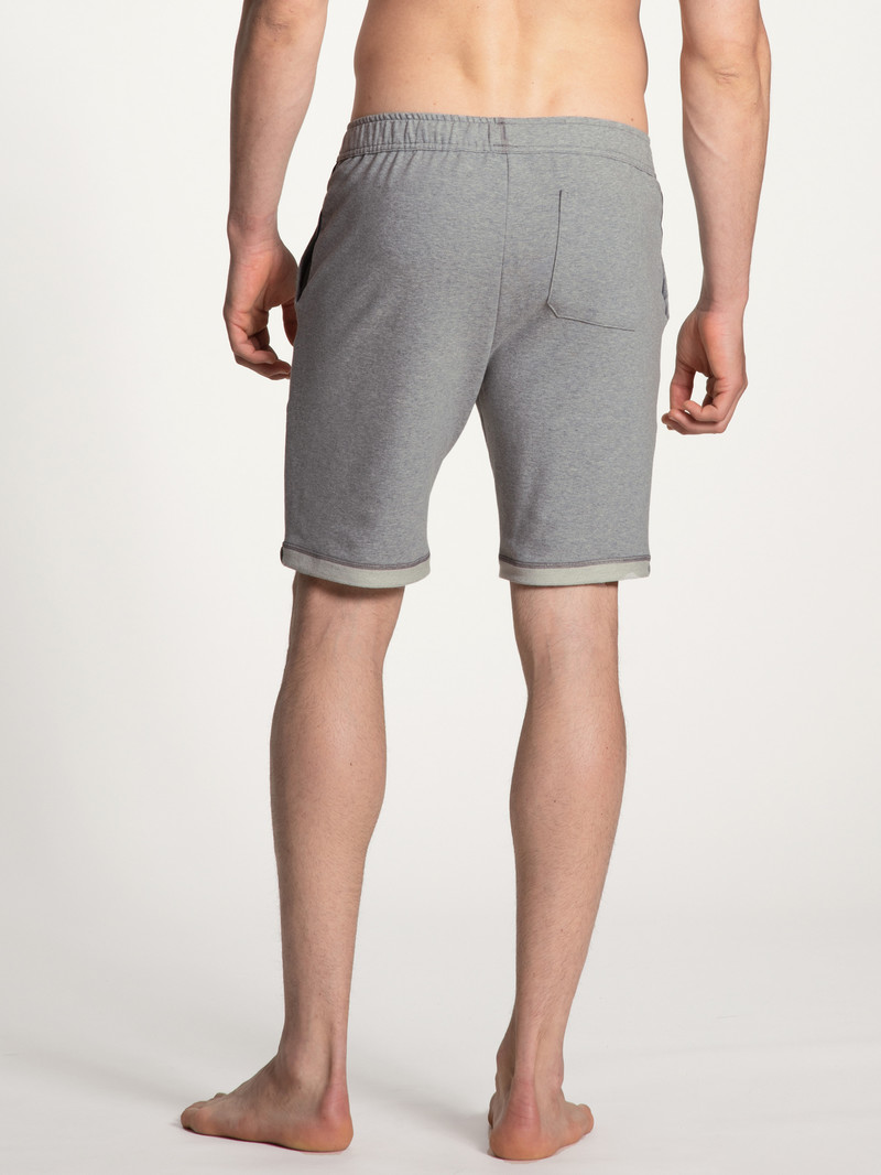 Loungewear Calida Remix Basic Lounge Bermudas Carbon Melé Homme | LHS-5312222