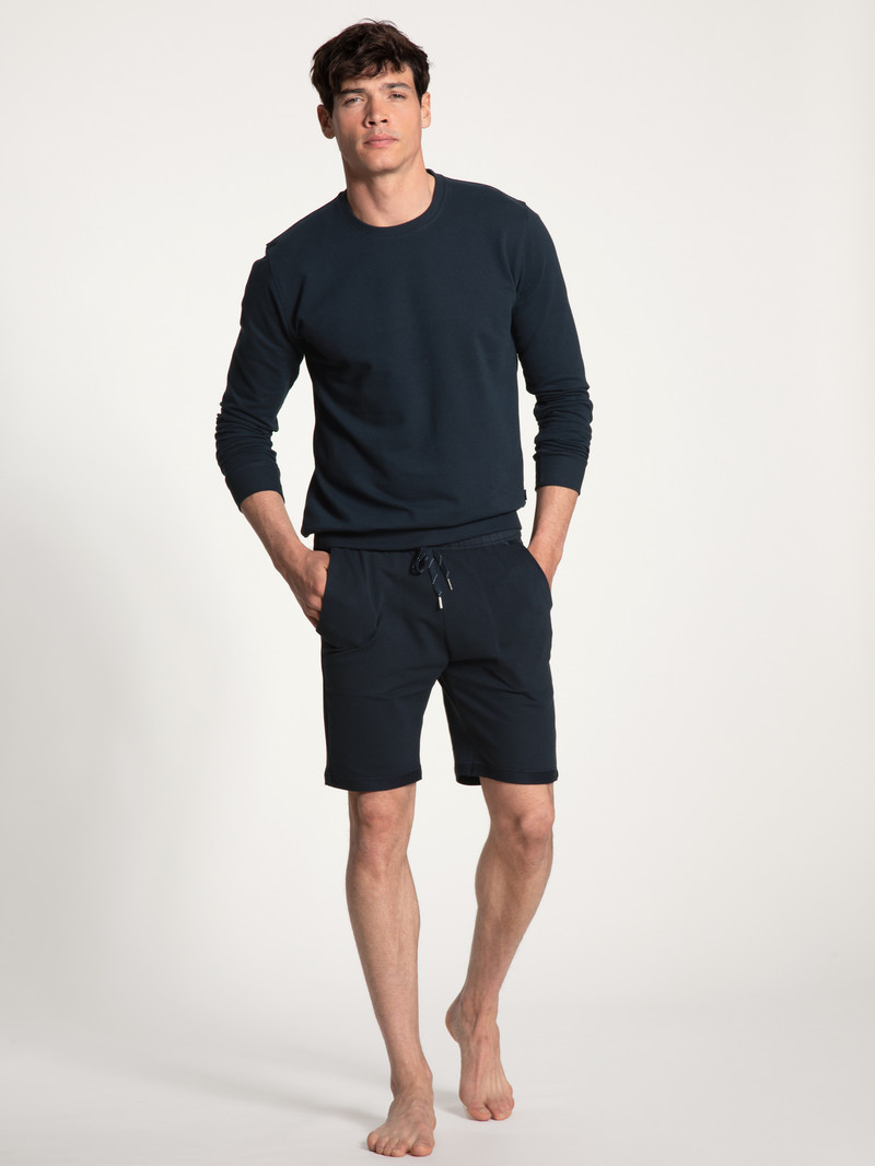 Loungewear Calida Remix Basic Lounge Bermudas Noir Homme | HOK-2664269