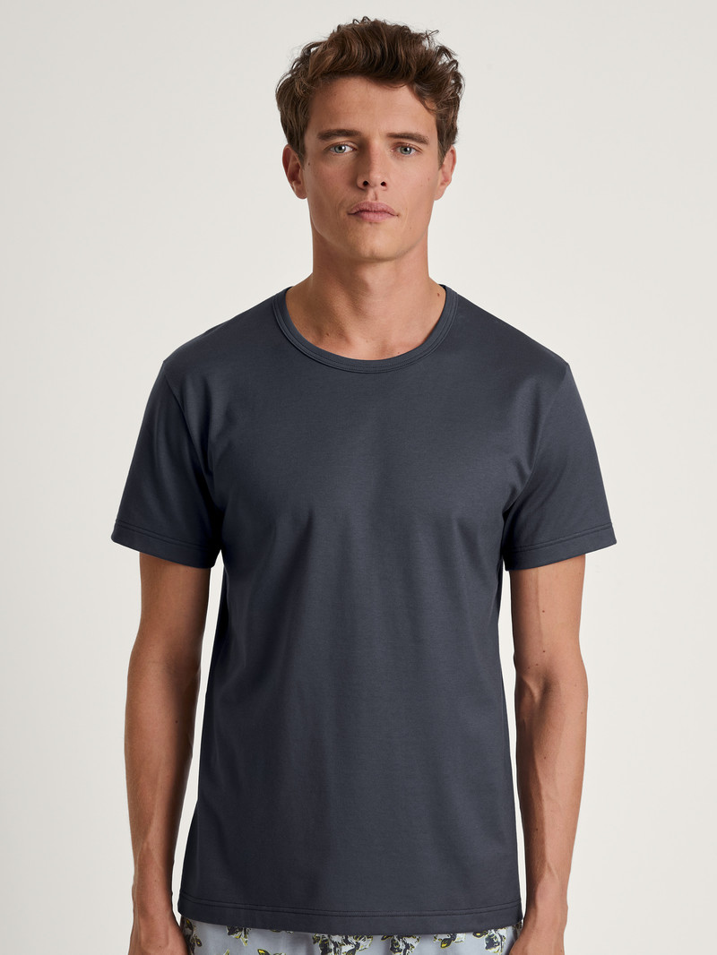 Vêtement De Nuit Calida Rmx Sleep Leisure T-shirt Anthrazit Homme | TIM-8008710