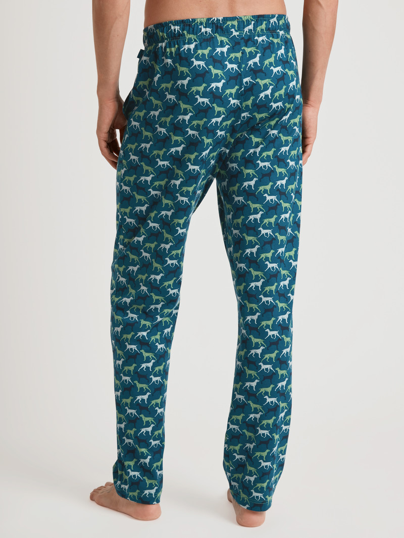 Vêtement De Nuit Calida Rmx Sleep Weekend Pants Vert Homme | ZIP-1499849