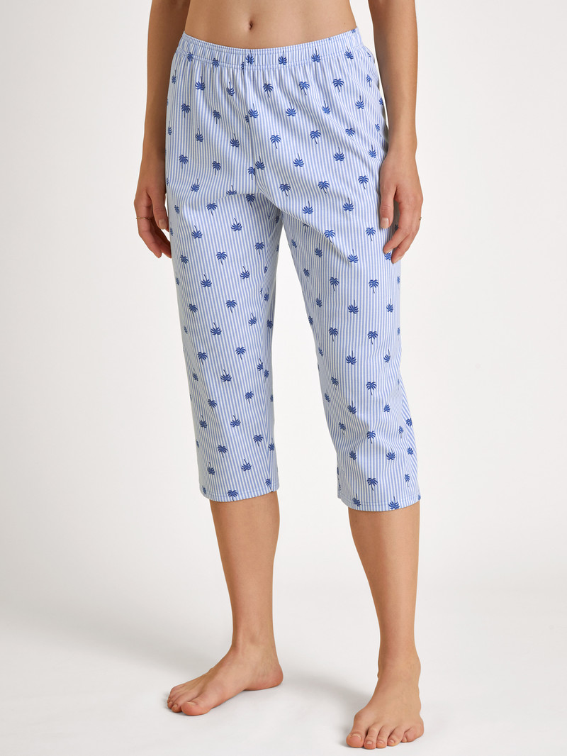 Vêtement De Nuit Calida Favourites Serenity 3/4 Pants Bleu Femme | EMF-1227871