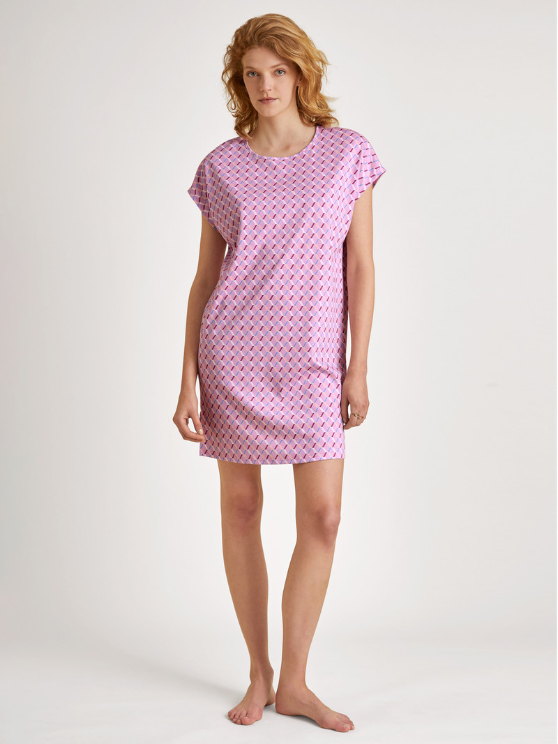 Vêtement De Nuit Calida Daylight Dreams Sleepshirt, Length 90cm Rose Femme | VYJ-5015304