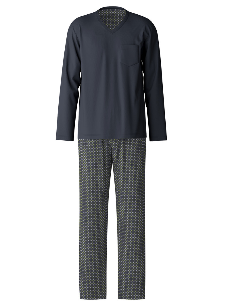 Vêtement De Nuit Calida Relax Swiss Edition Pyjama Anthrazit Homme | UGA-7114560