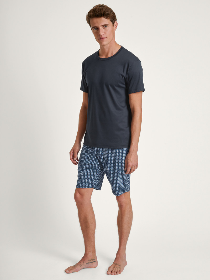 Vêtement De Nuit Calida Relax Streamline 2 Short Pyjama Noir Homme | FCO-5224155