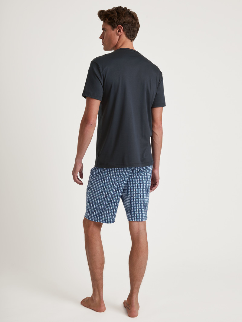 Vêtement De Nuit Calida Relax Streamline 2 Short Pyjama Noir Homme | FCO-5224155