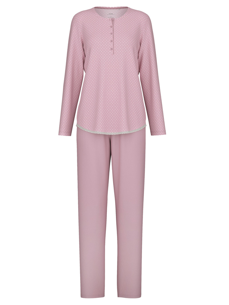 Vêtement De Nuit Calida Midnight Dreams Pyjama Mauve Shadow Femme | RLC-8588493