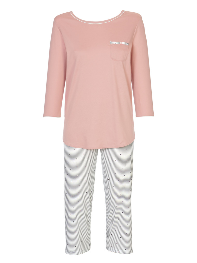 Vêtement De Nuit Calida Sweet Dreams 3/4 Pyjama Rose Femme | RFQ-4550911