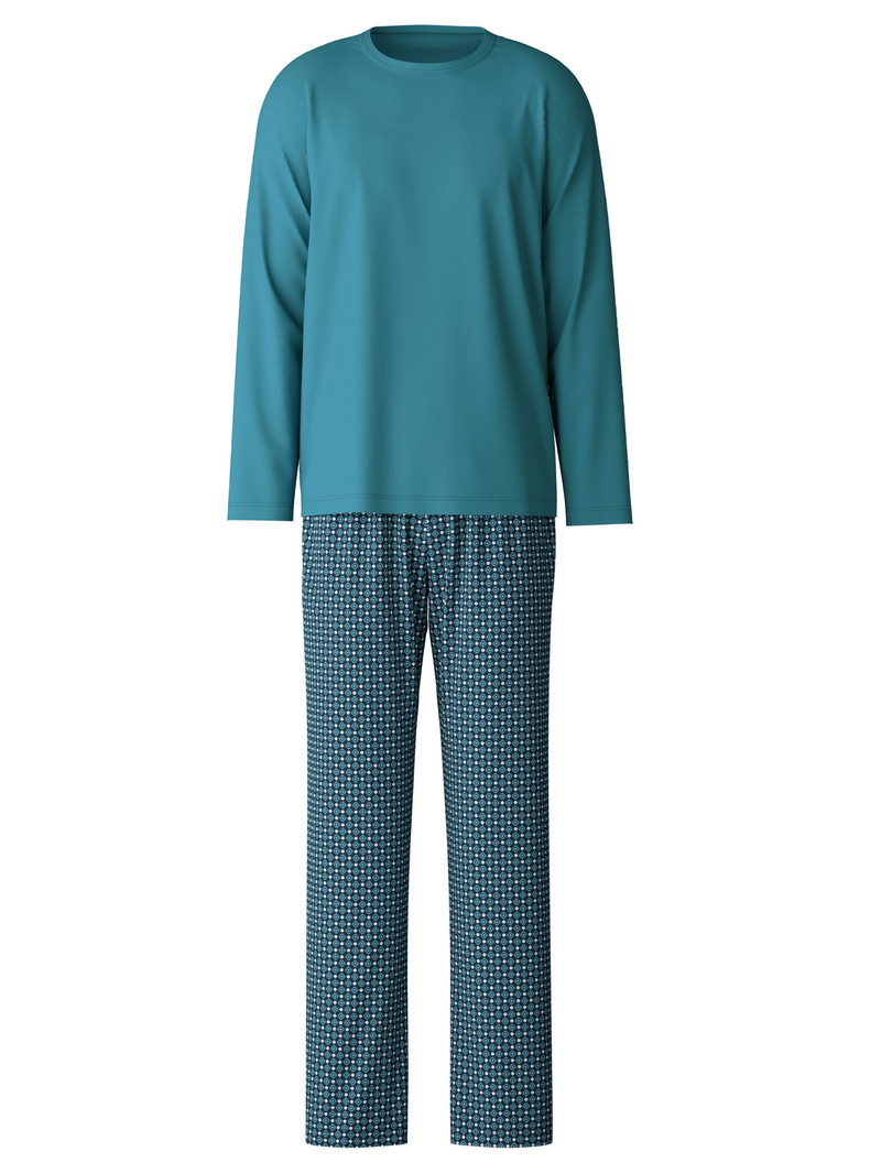 Vêtement De Nuit Calida Relax Streamline 3 Pyjama Bleu Homme | OFA-6780166