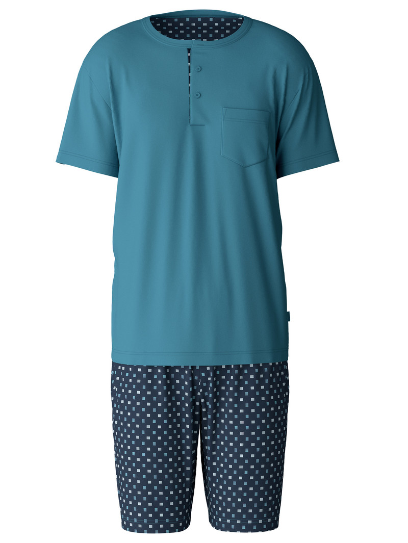 Vêtement De Nuit Calida Relax Choice 3 Short Pyjama Bleu Homme | PRN-7503432