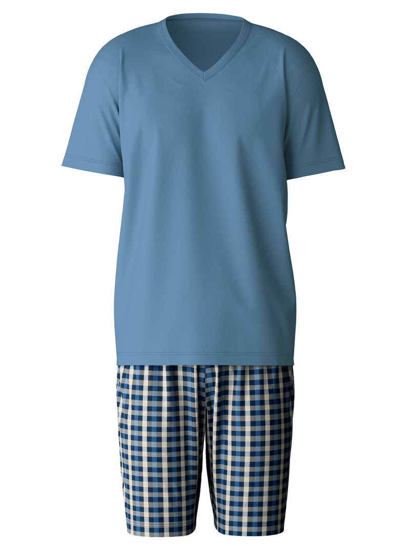 Vêtement De Nuit Calida Special Short Pyjama Bleu Homme | DOD-3535466