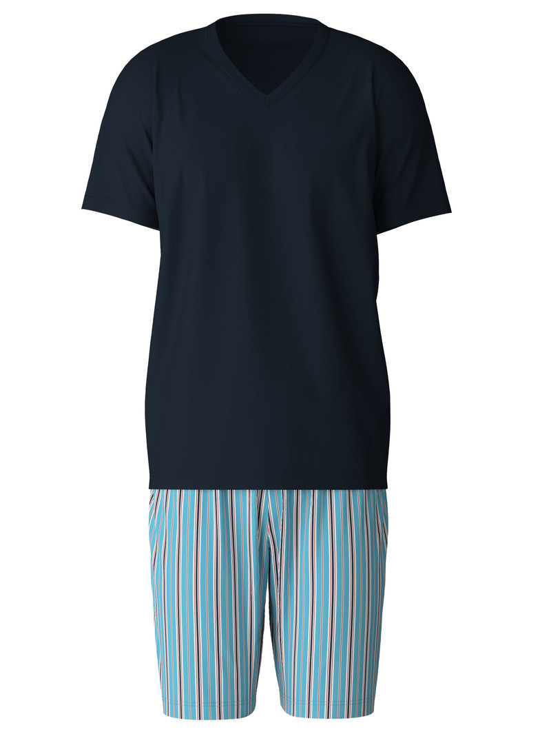 Vêtement De Nuit Calida Special Short Pyjama Bleu Homme | FCY-1155025