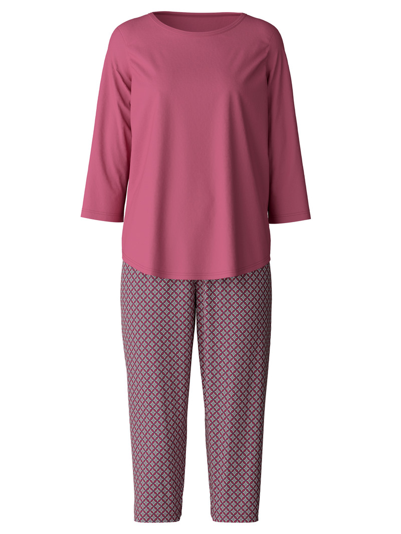 Vêtement De Nuit Calida Special 3/4 Pyjama Rouge Femme | KOU-4186651