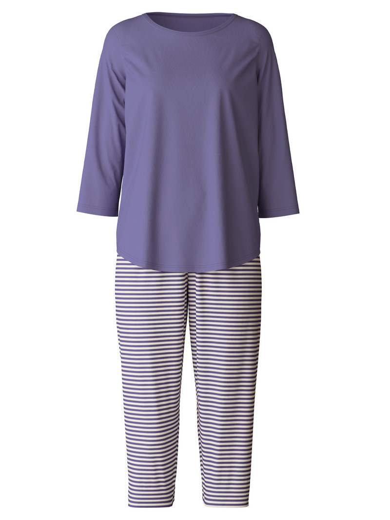 Vêtement De Nuit Calida Special 3/4 Pyjama Violette Femme | AHY-4467477