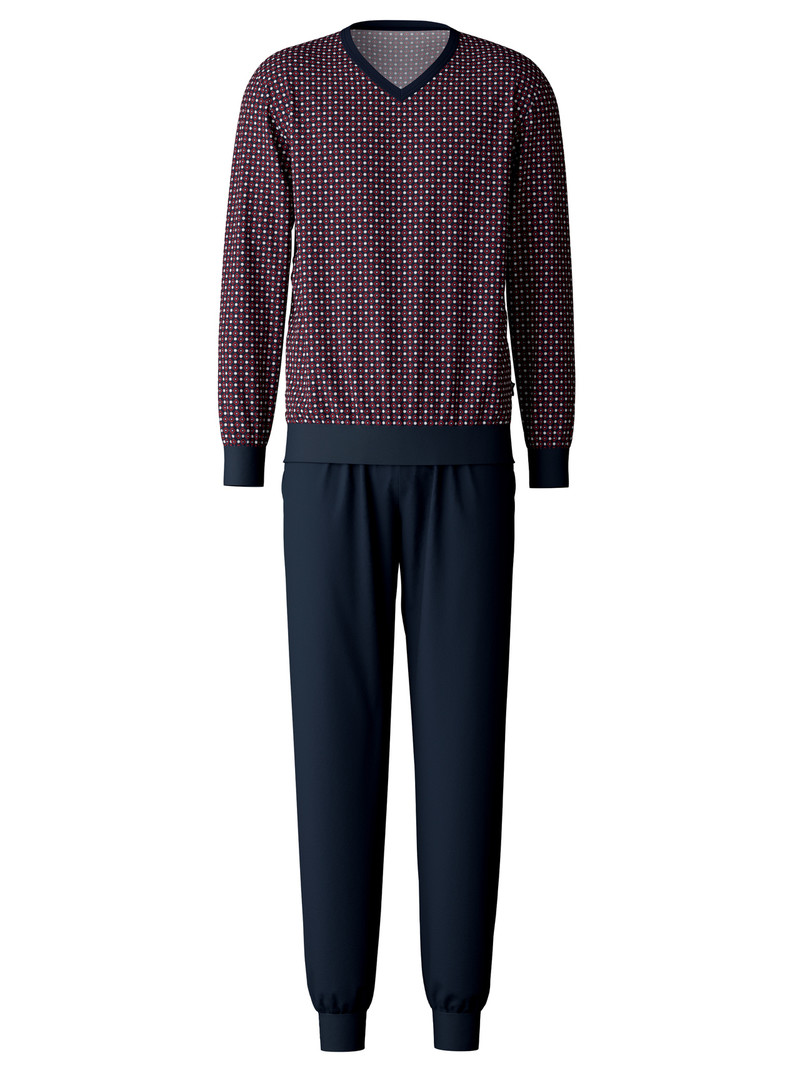 Vêtement De Nuit Calida Special Pyjama With Cuff Bleu Homme | APB-5467883