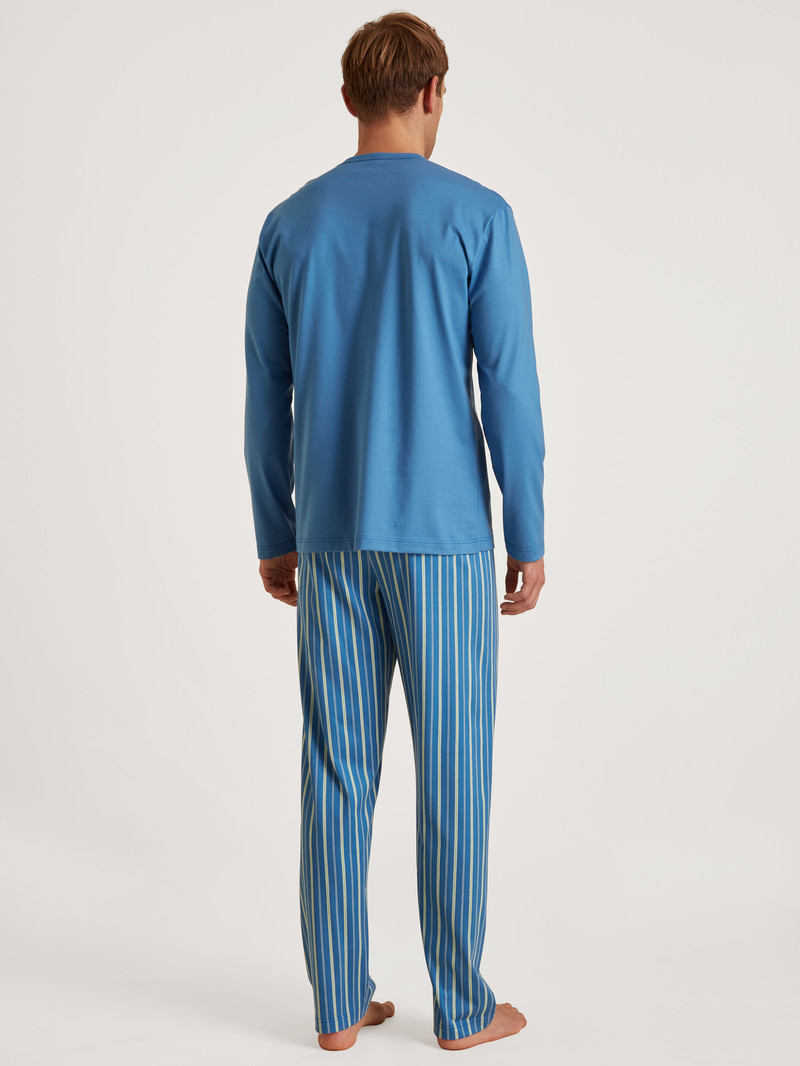 Vêtement De Nuit Calida Special Pyjama Bleu Homme | DTP-0156984