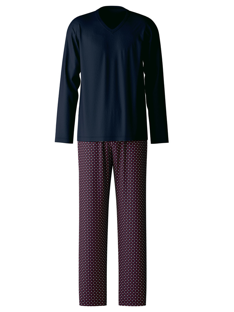 Vêtement De Nuit Calida Special Pyjama Bleu Homme | YWE-8780415