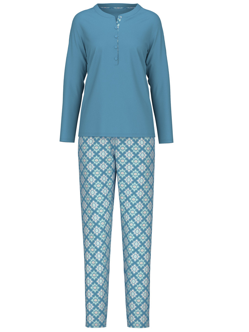 Vêtement De Nuit Calida Daylight Dreams Pyjama Bleu Femme | SGG-2760073