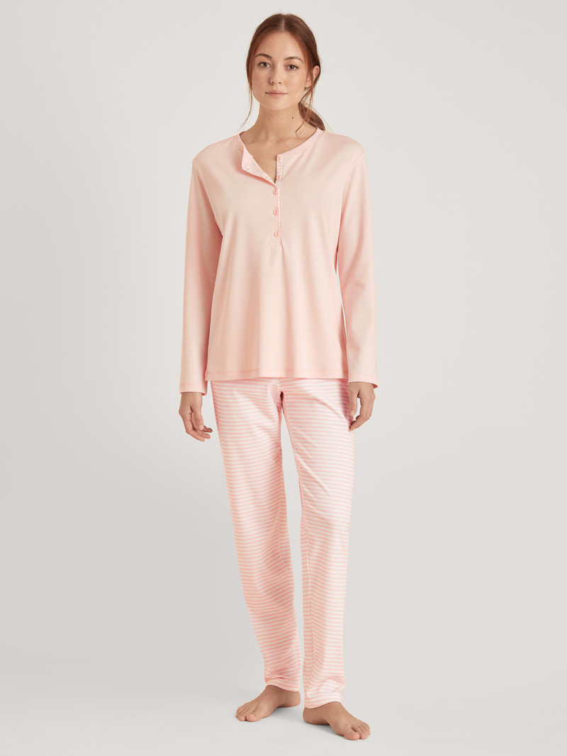 Vêtement De Nuit Calida Midsummer Dreams Pyjama Pearl Blush Femme | HWR-5219603