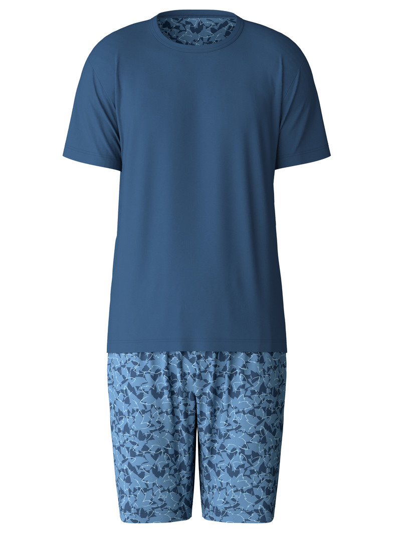 Vêtement De Nuit Calida Relax Superlight Short Pyjama Bleu Homme | EYA-8459811