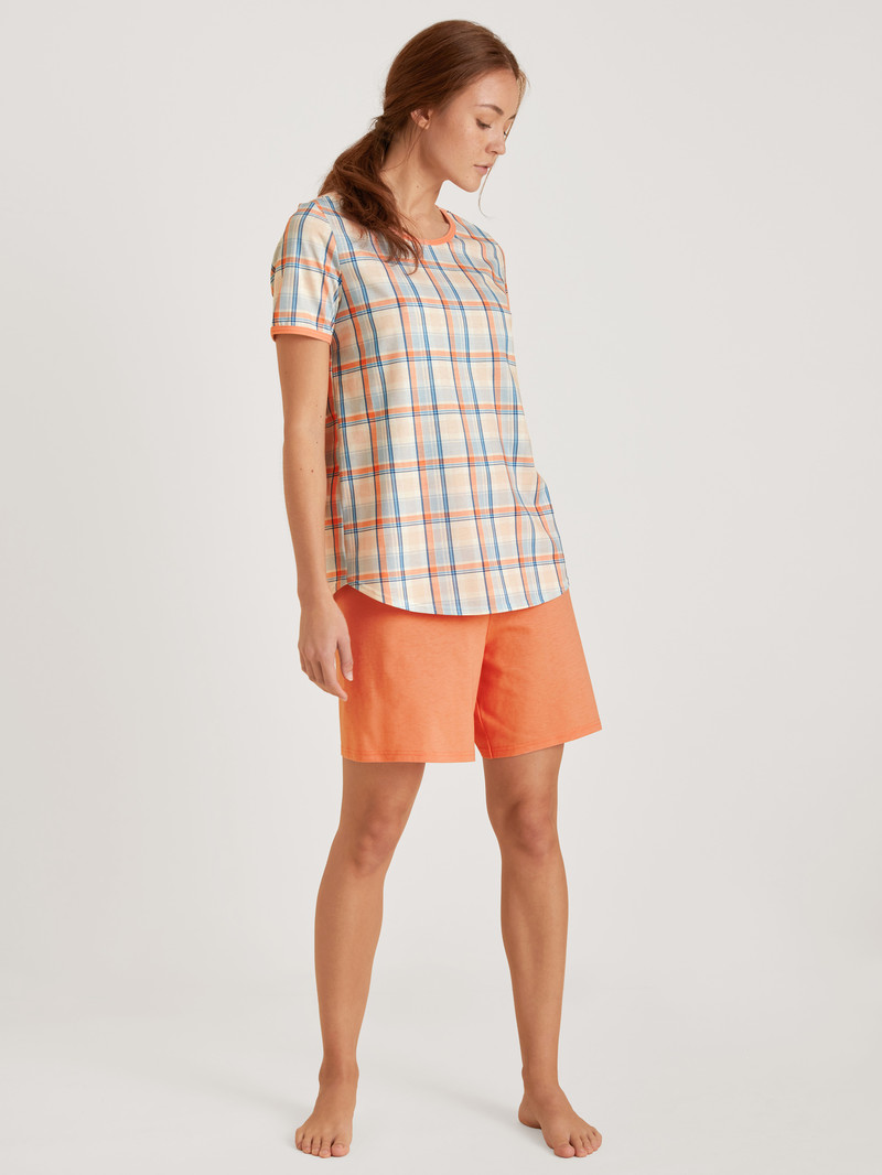 Vêtement De Nuit Calida Special Short Pyjama Canyon Sunset Femme | YKM-4879863