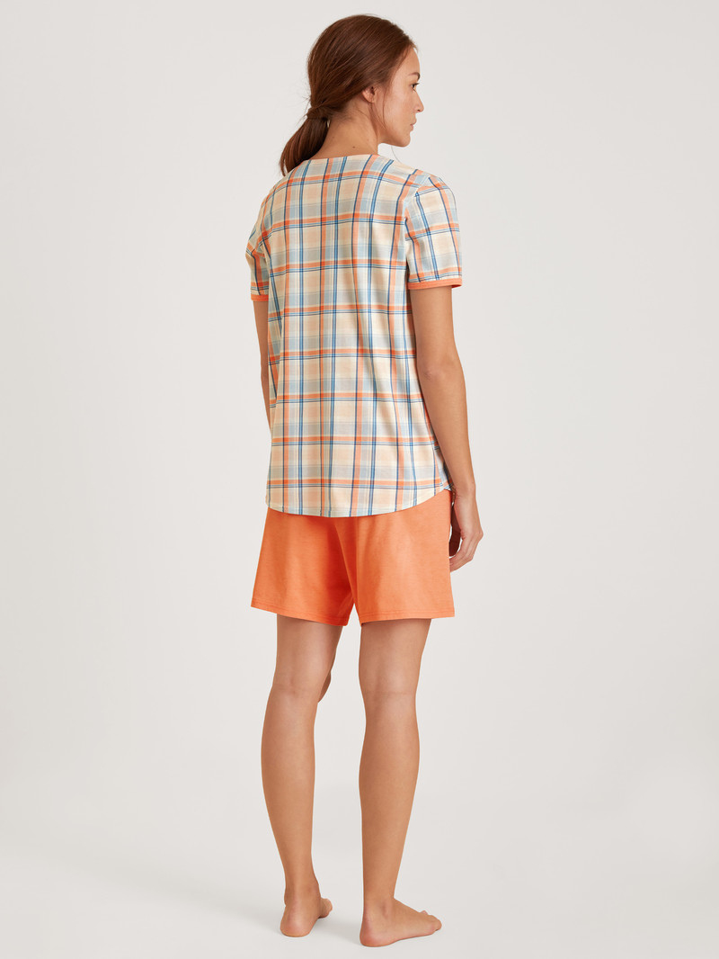 Vêtement De Nuit Calida Special Short Pyjama Canyon Sunset Femme | YKM-4879863