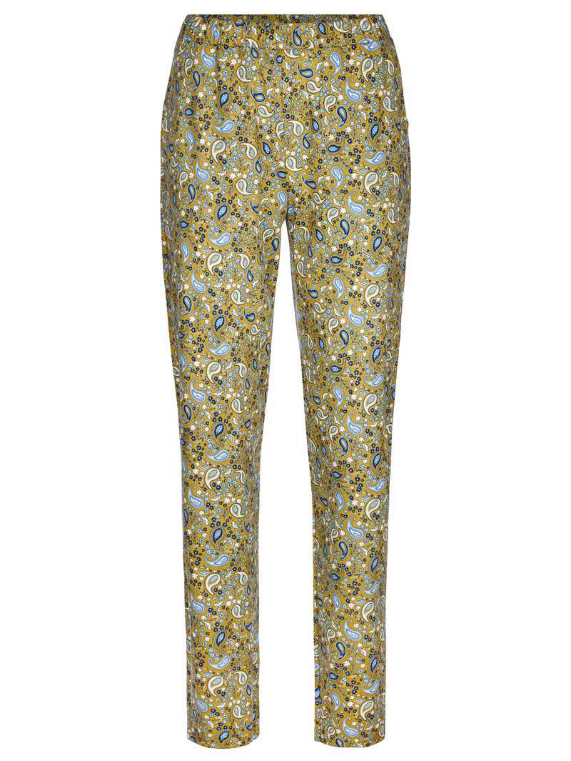 Vêtement De Nuit Calida Favourites Paisley Pants Jaune Femme | LGN-0323753