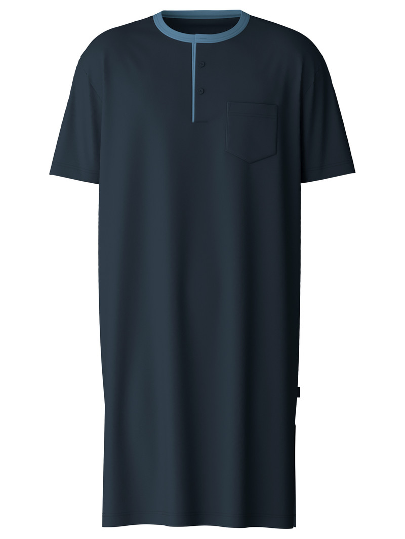 Vêtement De Nuit Calida Relax Essentials Nightshirt Noir Homme | ONR-0376368